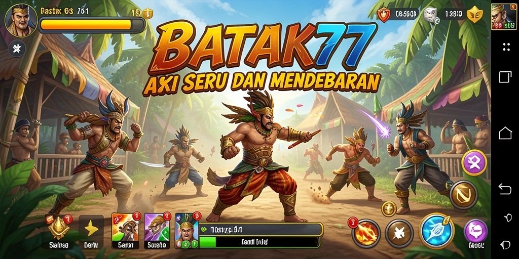 Tangkapan layar gameplay BATIK77 yang menunjukkan aksi seru dan mendebarkan.
