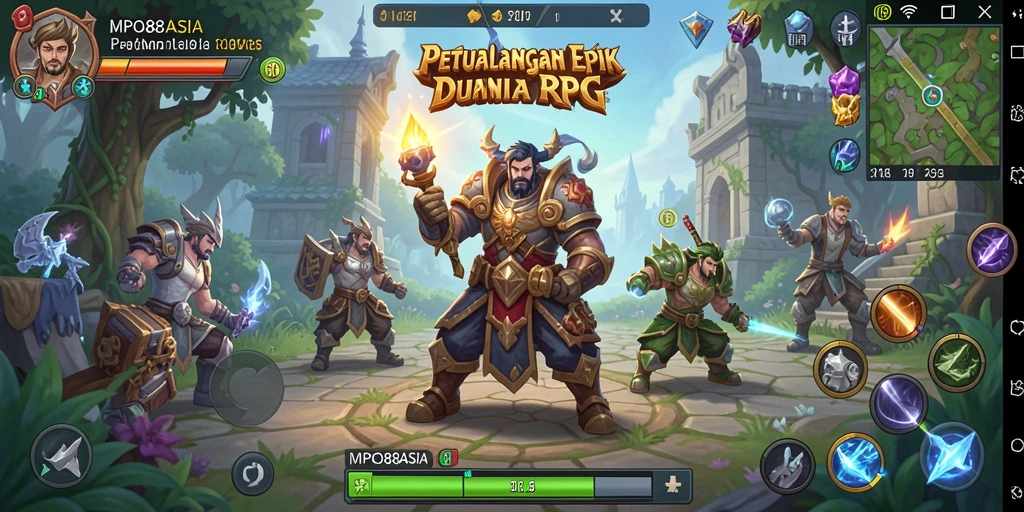Tampilan menakjubkan dari pertarungan RPG di MPO88ASIA.