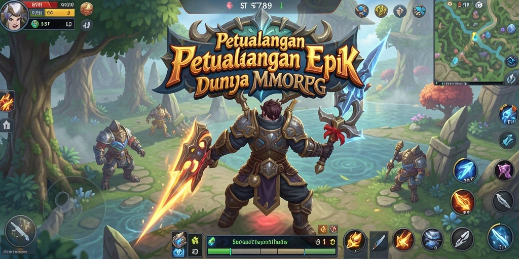 Tampilan gameplay menarik dalam ST789 yang memikat pemain MMORPG.